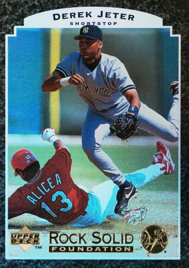 1997 Upper Deck Rock Solid Foundation Derek Jeter #RS3 Baseball Card