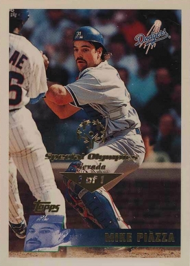 1996 Topps Mike Piazza #246 Baseball Card