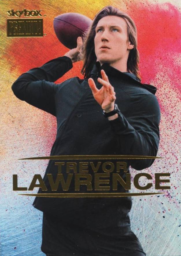 2021 Skybox Metal Universe Champions Skybox Premium Trevor Lawrence #S30 Football Card