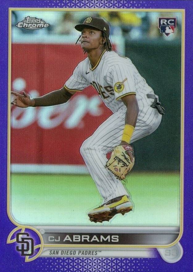 2022 Topps Chrome Update CJ Abrams #USC3 Baseball Card