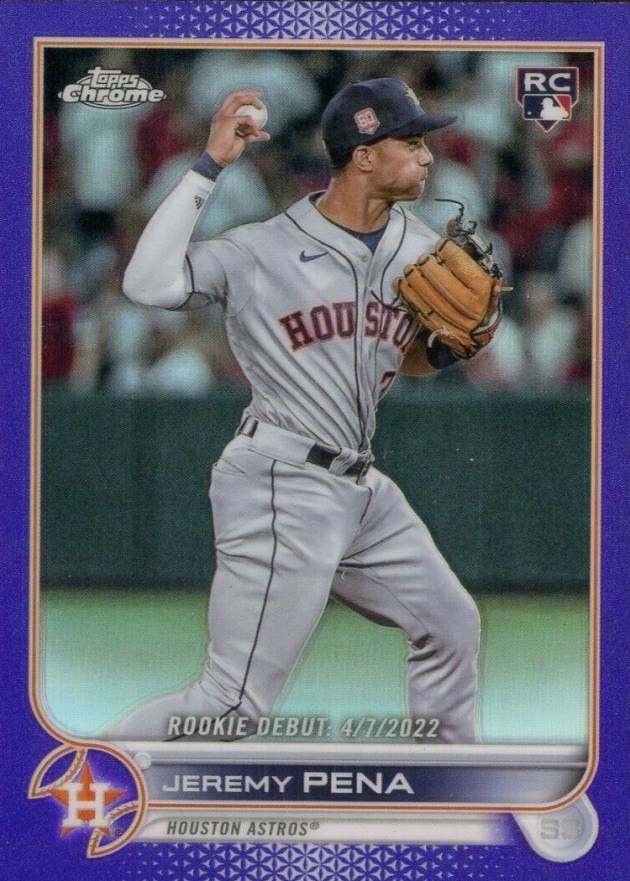 2022 Topps Chrome Update Jeremy Pena #USC126 Baseball Card