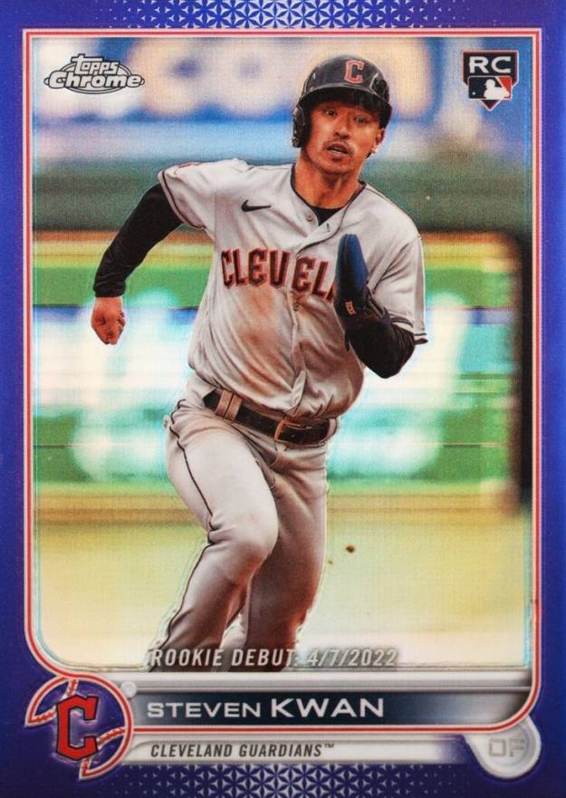 2022 Topps Chrome Update Steven Kwan #USC178 Baseball Card