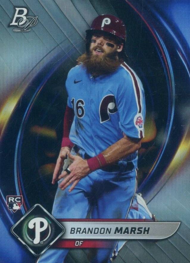 2022 Bowman Platinum Brandon Marsh #4 Baseball Card