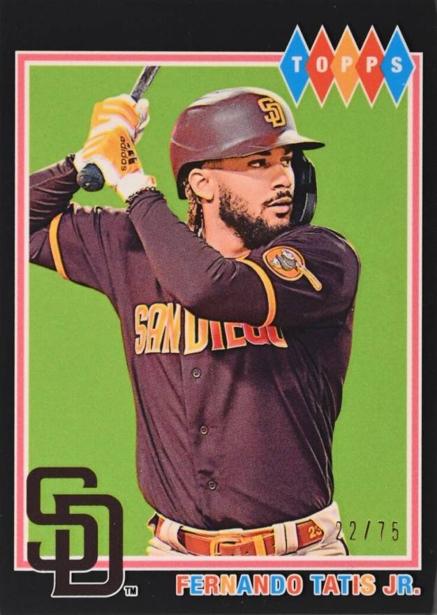 2022 Topps Brooklyn Collection Fernando Tatis #50 Baseball Card