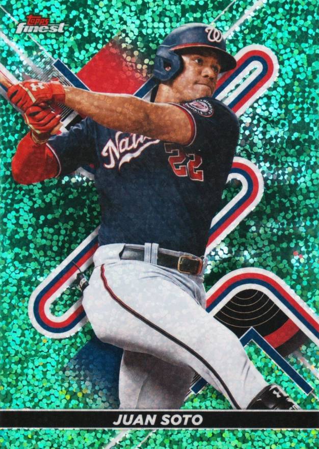 2022 Topps Finest Juan Soto #99 Baseball Card