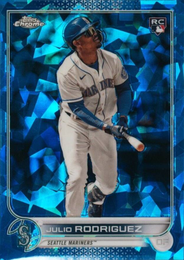 2022 Topps Chrome Update Sapphire Edition Julio Rodriguez #44 Baseball Card