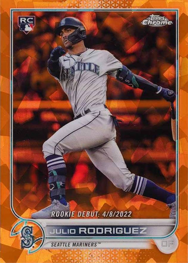 2022 Topps Chrome Update Sapphire Edition Julio Rodriguez #62 Baseball Card