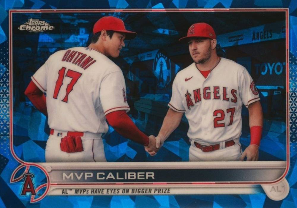 2022 Topps Chrome Update Sapphire Edition MVP Caliber #115 Baseball Card