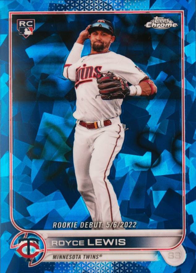 2022 Topps Chrome Update Sapphire Edition Royce Lewis #149 Baseball Card