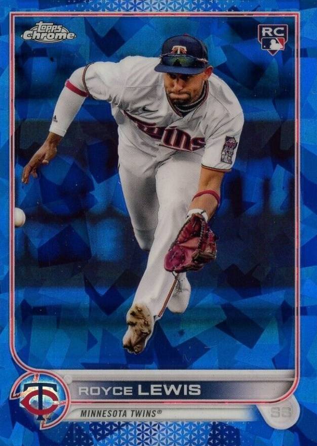 2022 Topps Chrome Update Sapphire Edition Royce Lewis #105 Baseball Card