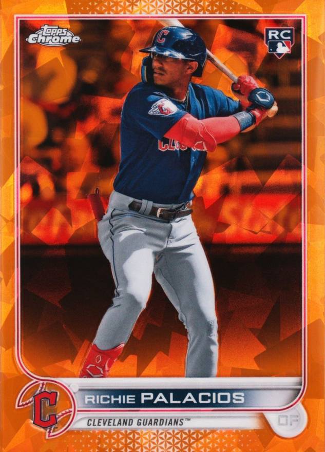 2022 Topps Chrome Update Sapphire Edition Richie Palacios #308 Baseball Card