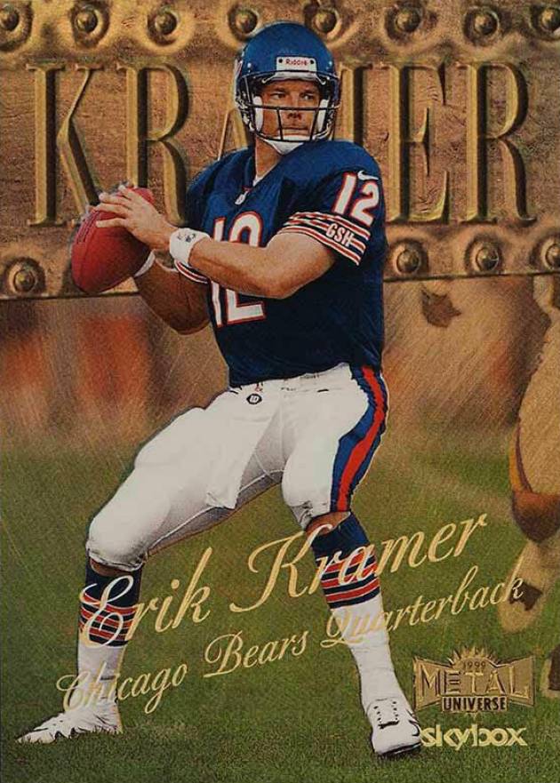 1999 Metal Universe Erik Kramer #47 Football Card