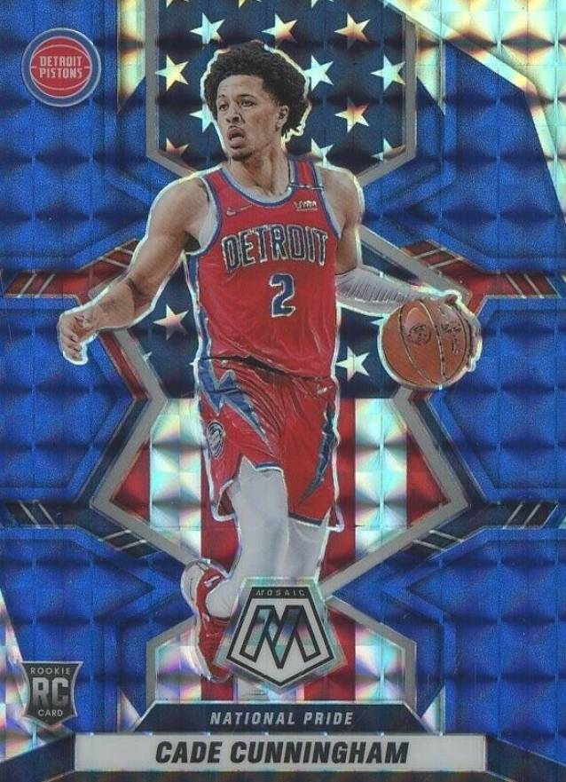 2021 Panini Mosaic Cade Cunningham #260 Basketball Card