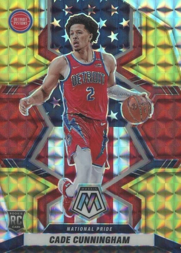 2021 Panini Mosaic Cade Cunningham #260 Basketball Card