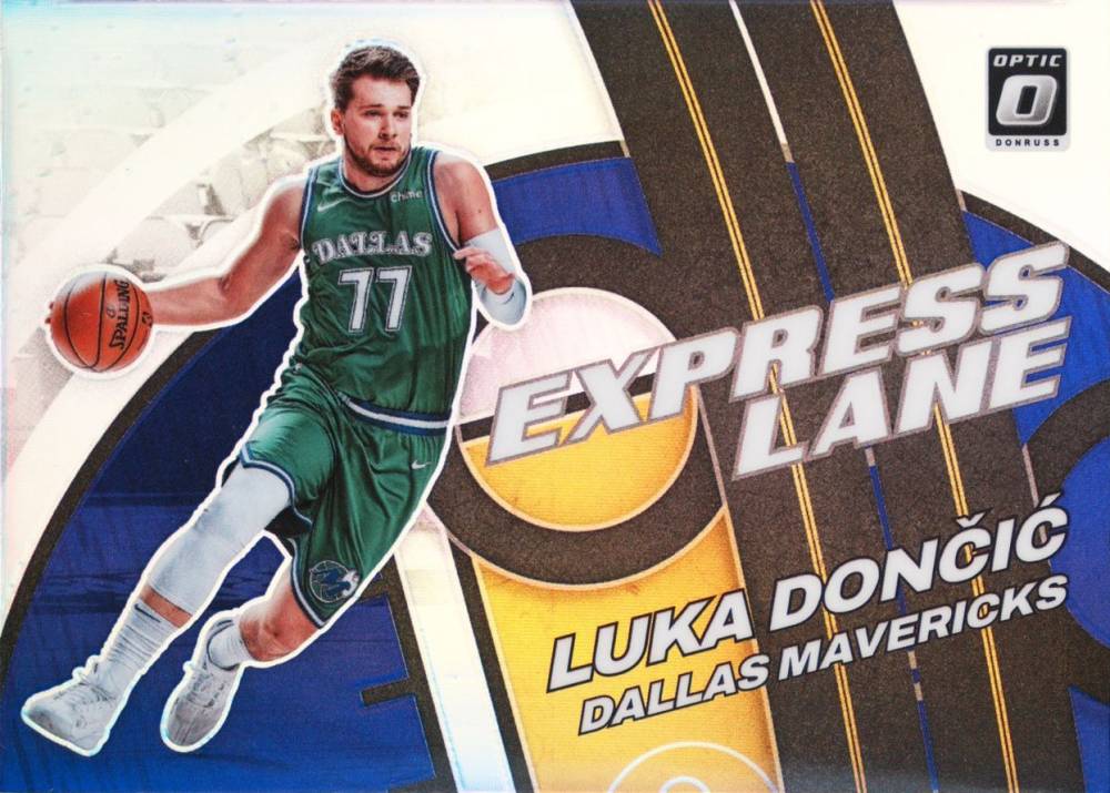 2021 Panini Donruss Optic Express Lane Luka Doncic #7 Basketball Card