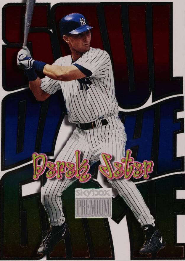 1999 Skybox Premium Soul Of The Game Derek Jeter #4 Baseball Card