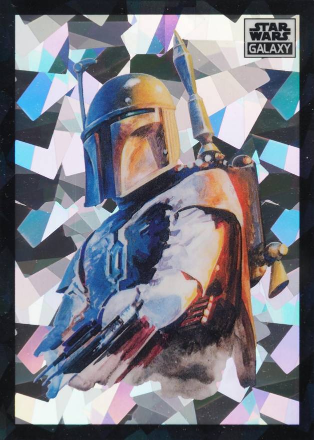 2022 Topps Chrome Star Wars Galaxy Boba Fett #10 Non-Sports Card