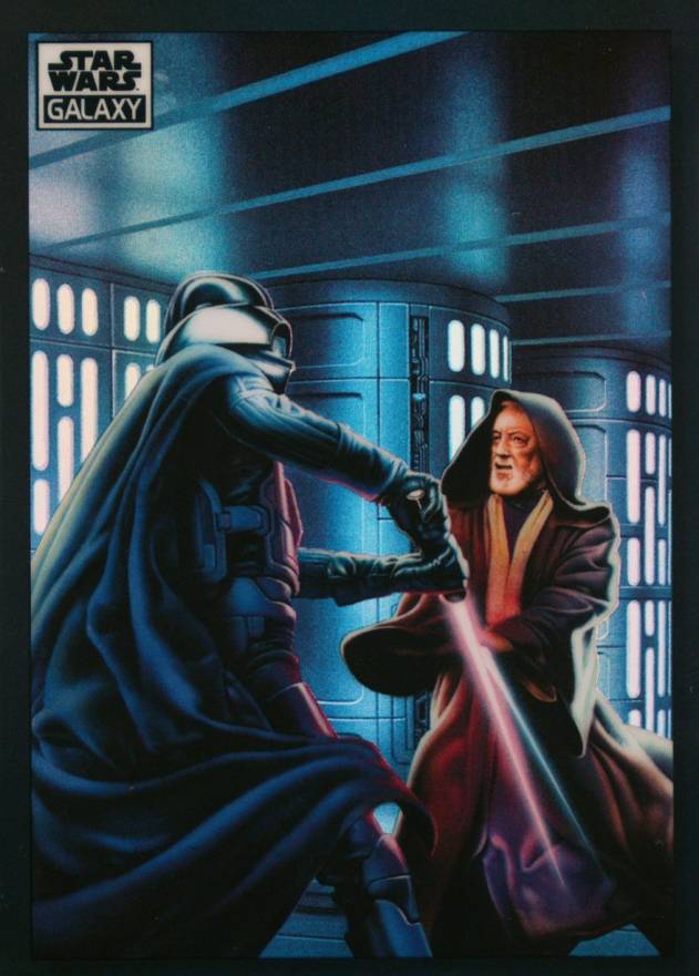 2022 Topps Chrome Star Wars Galaxy Darth Vader vs. Obi-Wan Kenobi #44 Non-Sports Card