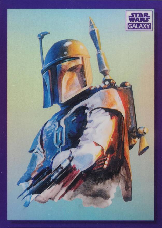 2022 Topps Chrome Star Wars Galaxy Boba Fett #10 Non-Sports Card