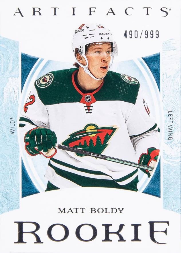 2022 Upper Deck Artifacts Matt Boldy #176 Hockey Card