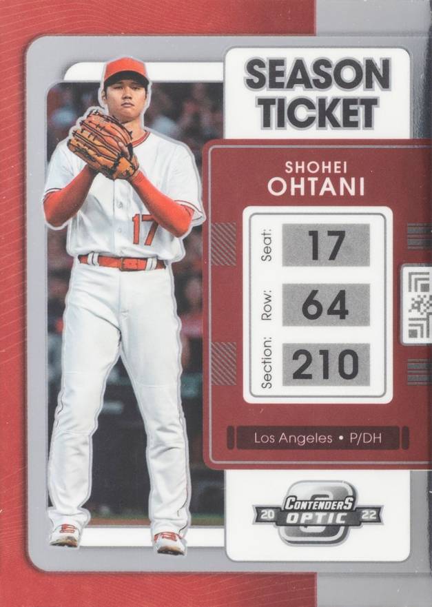 2022 Panini Chronicles Contenders Optic Shohei Ohtani #4 Baseball Card