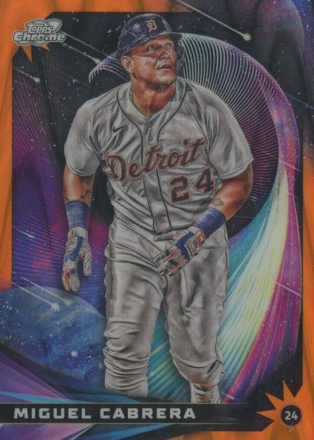 2022 Topps Cosmic Chrome Star Gaze Miguel Cabrera #6 Baseball Card