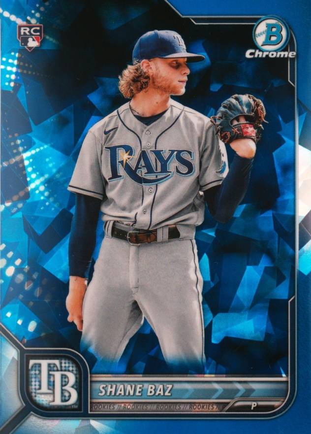 2022 Bowman Chrome Sapphire Edition Shane Baz #66 Baseball Card