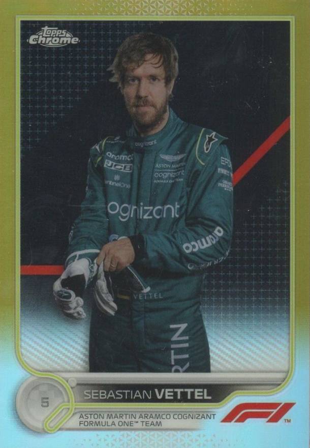 2022 Topps Chrome Formula 1 Sebastian Vettel #9 Other Sports Card
