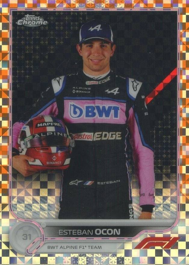 2022 Topps Chrome Formula 1 Esteban Ocon #41 Other Sports Card