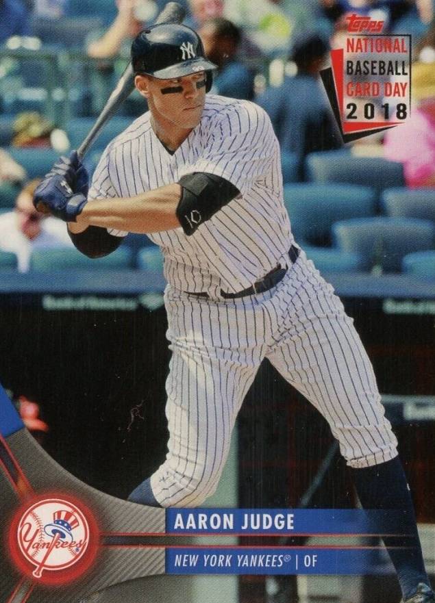 2018 Topps National Baseball Card Day Gift With Purchase Aaron Judge #1 Baseball Card