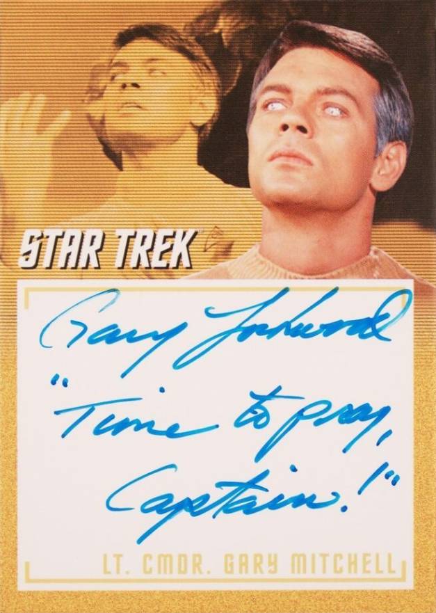 2018 Star Trek the Captain's Collection Autographs Gary Lockwood #A16 Non-Sports Card