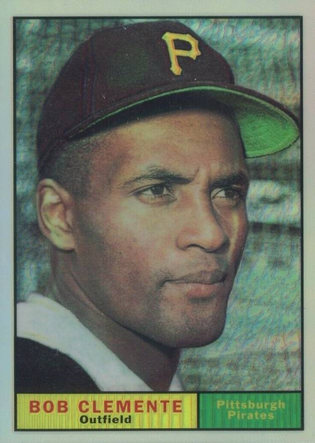 1998 Topps Clemente-Finest 1961 Topps Reprint #7 Baseball Card