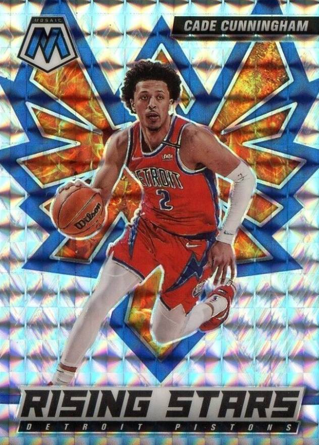 2021 Panini Mosaic Rising Stars Cade Cunningham #2 Basketball Card