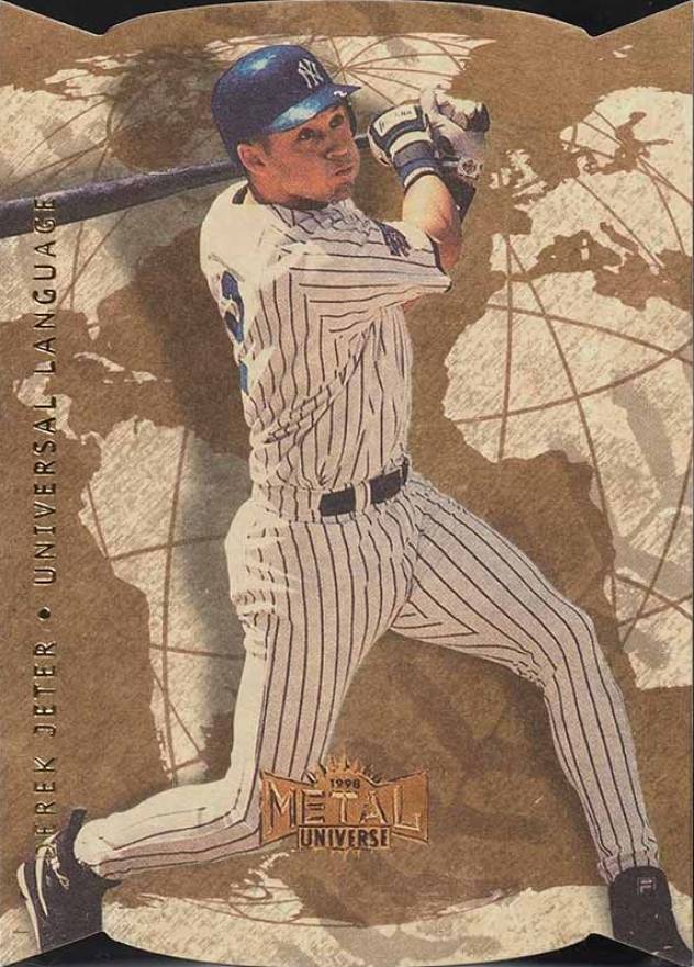 1998 Metal Universe Universal Language Derek Jeter #9 Baseball Card