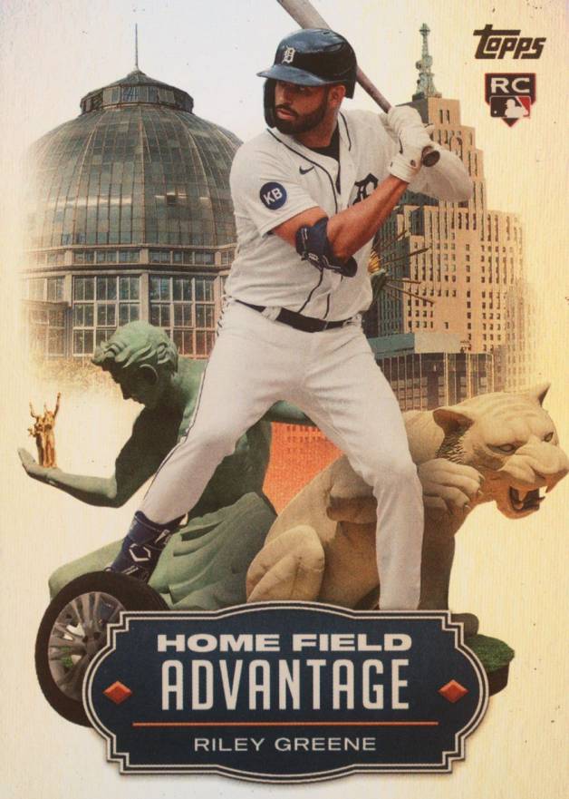 2023 Topps Home Field Advantage Riley Greene #HA12 Baseball Card