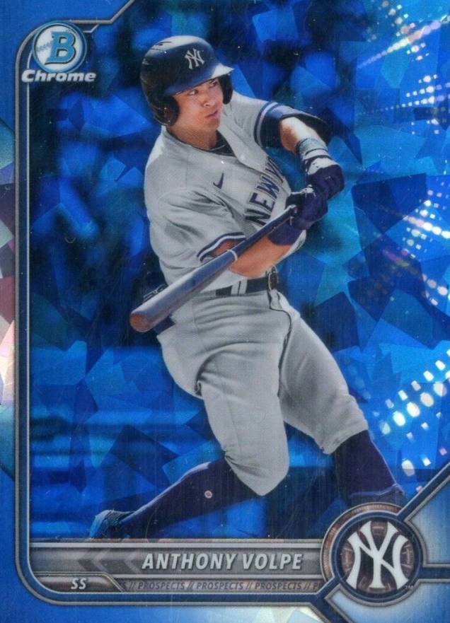 2022 Bowman Draft Chrome Sapphire Edition Anthony Volpe #BDC68 Baseball Card