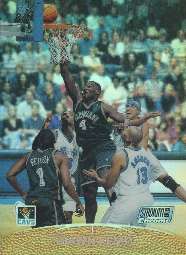 1999 Stadium Club Chrome Shawn Kemp #19 Basketball Card