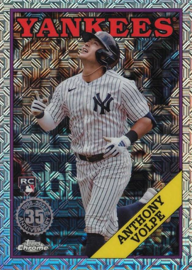 2023 Topps Silver Pack 1988 Chrome Promo Anthony Volpe #T88CU22 Baseball Card