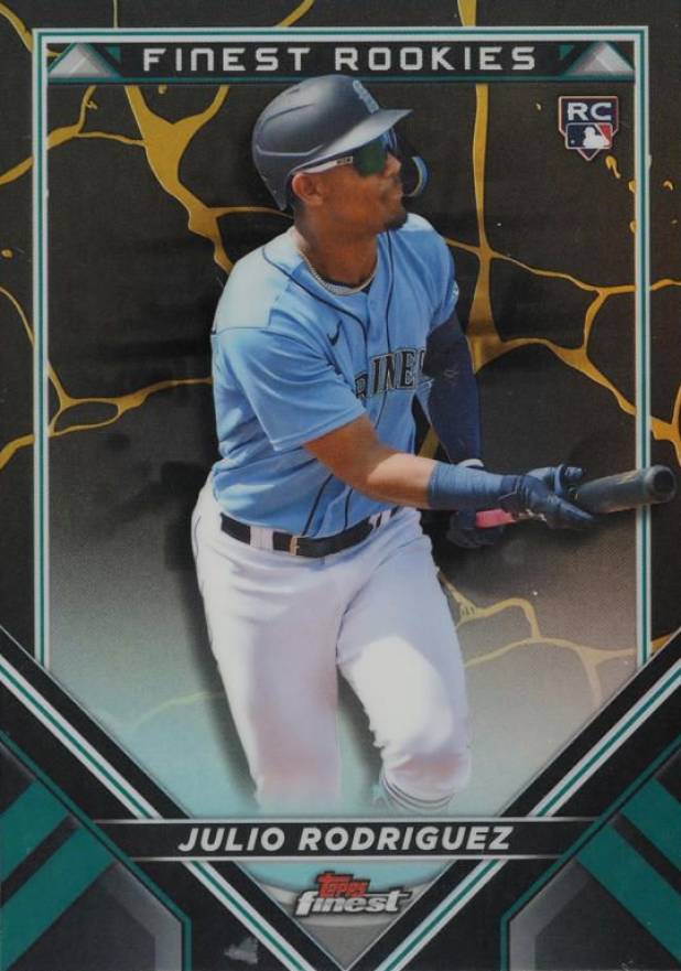 2022 Topps Finest Finest Rookie Design Variations Julio Rodriguez #FRDJR Baseball Card