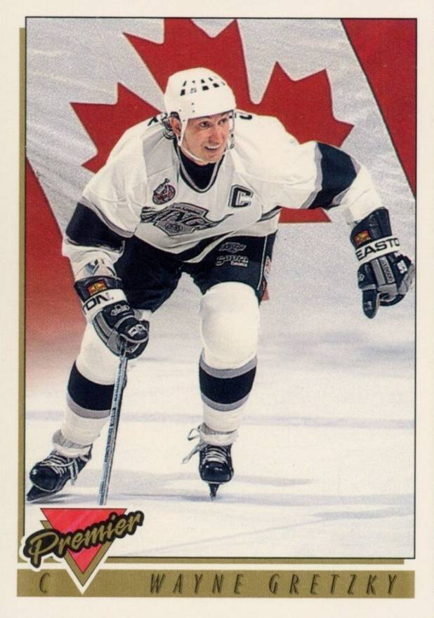 1993 Topps Premier Wayne Gretzky #380 Hockey Card