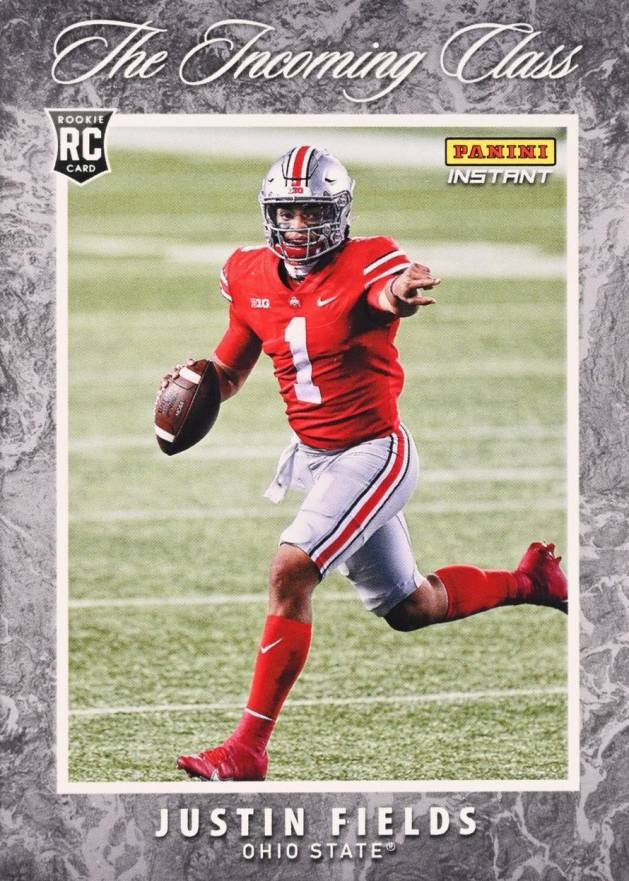 2021 Panini Instant the Incoming Class Justin Fields #IC-JF Football Card