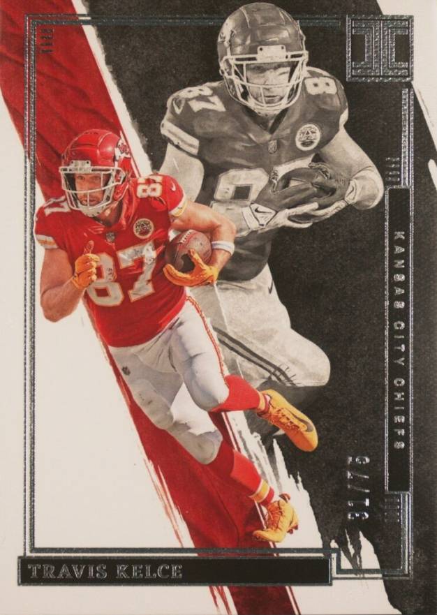 2022 Panini Impeccable Travis Kelce #63 Football Card