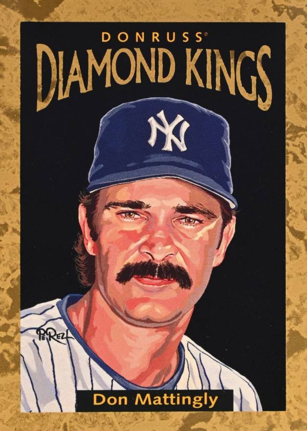 1996 Donruss Diamond Kings Don Mattingly #DK-16 Baseball Card