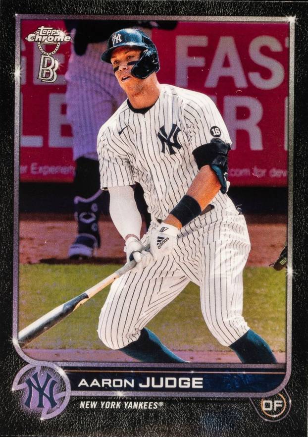 2022 Topps Chrome Ben Baller Aaron Judge #99 Baseball Card