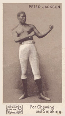 1890 Mayo Cut Plug Boxing Peter Jackson # Other Sports Card