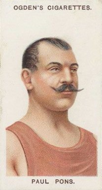 1908 Ogden's LTD. Pugilists & Wrestlers Paul Pons #20 Other Sports Card