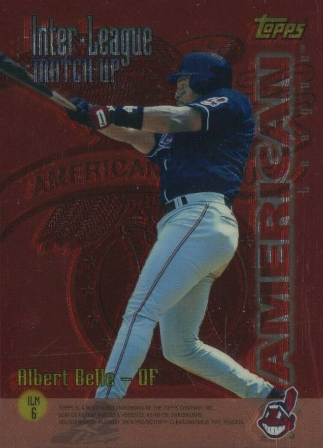 1997 Topps Inter-League Match-Up Albert Belle/Barry Larkin #ILM6 Baseball Card