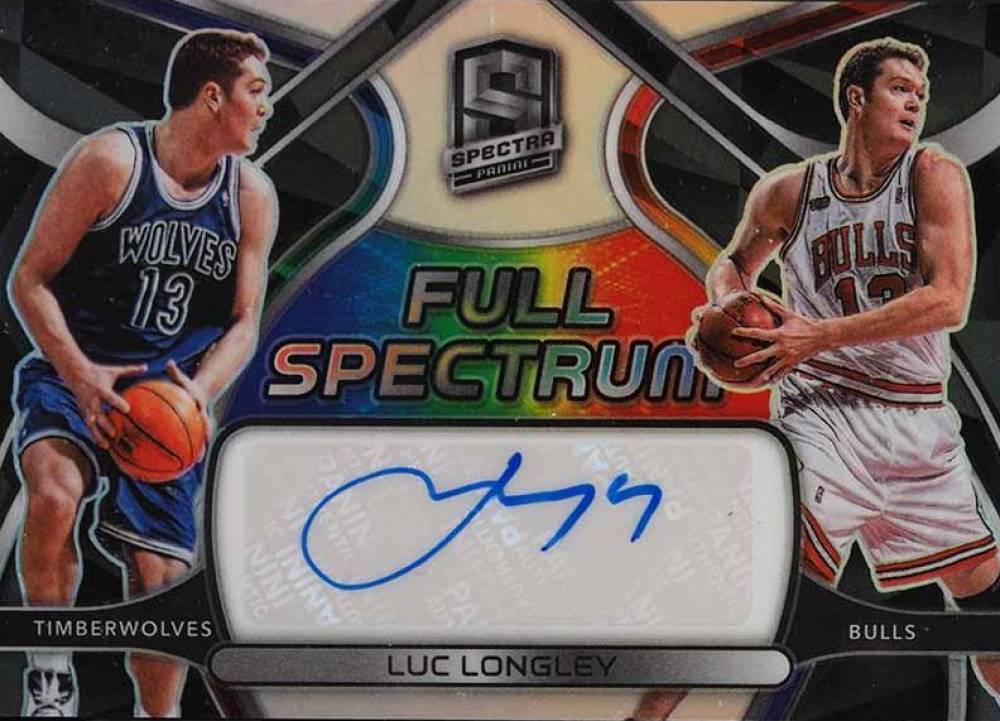 2021 Panini Spectra Full Spectrum Signatures Luc Longley #FSSLUC Basketball Card