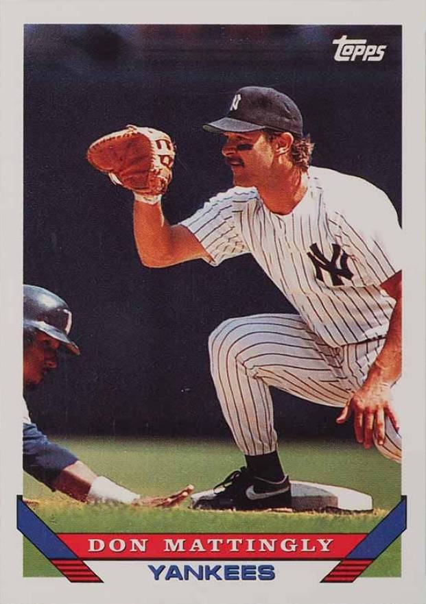 1993 Topps Pre-Production Don Mattingly #32 Baseball Card
