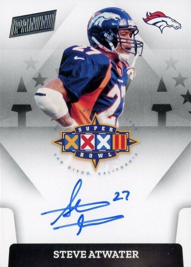 2022 Panini Score Super Bowl Signatures Steve Atwater #SA Football Card